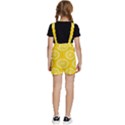 Lemon Fruits Slice Seamless Pattern Kids  Short Overalls View4