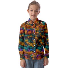 Color-for-a-line Kids  Long Sleeve Shirt by aline