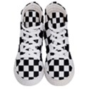 Chess Board Background Design Men s Hi-Top Skate Sneakers View1