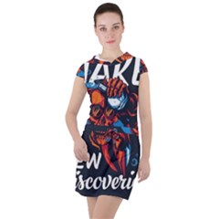 Make Devil Discovery  Drawstring Hooded Dress by Saikumar