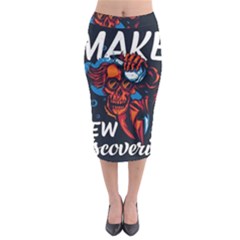 Make Devil Discovery  Midi Pencil Skirt by Saikumar