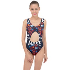 Make Devil Discovery  Center Cut Out Swimsuit by Saikumar