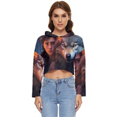 Be Fearless Women s Lightweight Cropped Hoodie by Saikumar