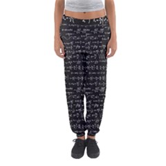 Math Equations Formulas Pattern Women s Jogger Sweatpants by Ravend