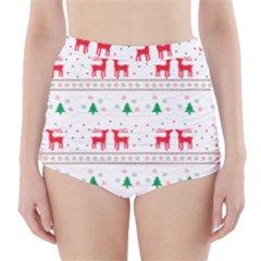 Christmas High-waisted Bikini Bottoms by saad11