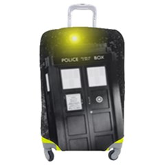 Doctor Who Space Tardis Luggage Cover (medium) by Cendanart