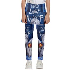 Doctor Who Adventure Bad Wolf Tardis Kids  Skirted Pants by Cendanart