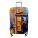 Tardis Doctor Who Paint Painting Luggage Cover (Small) View1