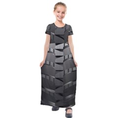 Tire Kids  Short Sleeve Maxi Dress by Ket1n9