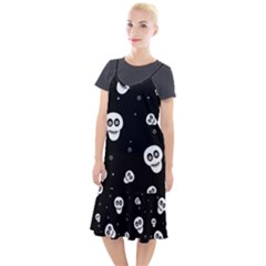 Skull Pattern Camis Fishtail Dress by Ket1n9