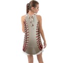 Baseball Halter Tie Back Chiffon Dress View2