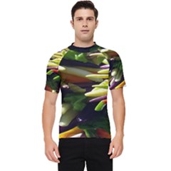 Bright Peppers Men s Short Sleeve Rash Guard by Ket1n9