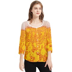 Beer Alcohol Drink Drinks Chiffon Quarter Sleeve Blouse by Ket1n9