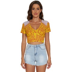 Beer Alcohol Drink Drinks V-neck Crop Top by Ket1n9