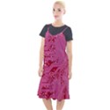 Pink Circuit Pattern Camis Fishtail Dress View1