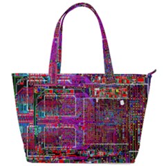 Technology Circuit Board Layout Pattern Back Pocket Shoulder Bag  by Ket1n9