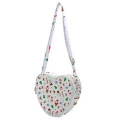 Christmas Heart Shoulder Bag by saad11