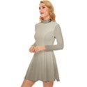 Baseball Long Sleeve Velour Longline Dress View2