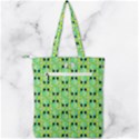 Alien Pattern- Double Zip Up Tote Bag View2