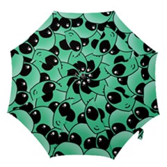 Art Alien Pattern Hook Handle Umbrellas (medium) by Ket1n9