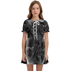 Space Universe Earth Rocket Kids  Sweet Collar Dress by Ket1n9