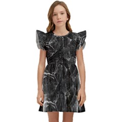 Space Universe Earth Rocket Kids  Winged Sleeve Dress by Ket1n9