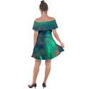 Northern Lights Plasma Sky Off Shoulder Velour Dress View2