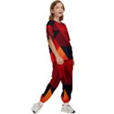 Abstract Triangle Wallpaper Kids  T-Shirt and Pants Sports Set View3