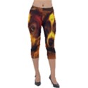 Cute 3d Dog Lightweight Velour Capri Leggings  View1