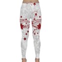 Christmas Star Snowflake Lightweight Velour Classic Yoga Leggings View1