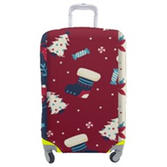 Flat Design Christmas Pattern Collection Art Luggage Cover (medium) by Ket1n9