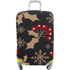 Dinosaur Colorful Funny Christmas Pattern Luggage Cover (large) by Ket1n9