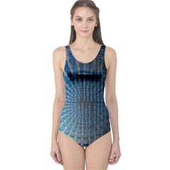 Data Computer Internet Online One Piece Swimsuit by Ket1n9