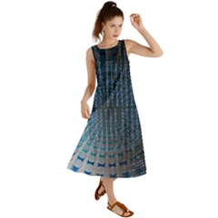 Data Computer Internet Online Summer Maxi Dress by Ket1n9