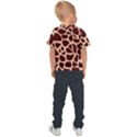 Animal Print Girraf Patterns Kids  Sports T-Shirt View2