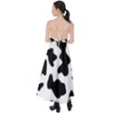 Animal Print Black And White Black Tie Back Maxi Dress View2