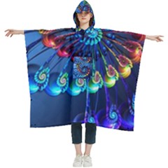 Top Peacock Feathers Women s Hooded Rain Ponchos by Ket1n9