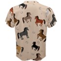 Horses For Courses Pattern Men s Cotton T-Shirt View2