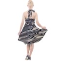 Alien Planet Surface Halter Party Swing Dress  View2