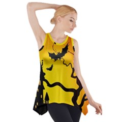 Halloween Night Terrors Side Drop Tank Tunic by Ket1n9