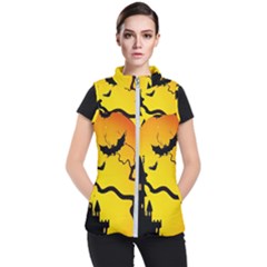 Halloween Night Terrors Women s Puffer Vest by Ket1n9