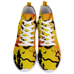 Halloween Night Terrors Men s Lightweight High Top Sneakers by Ket1n9