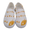 Pumpkin Halloween Deco Garland Women s Canvas Slip Ons View1