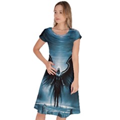 Rising Angel Fantasy Classic Short Sleeve Dress by Ket1n9