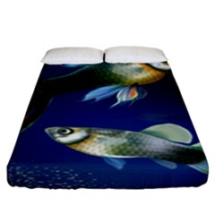 Marine Fishes Fitted Sheet (king Size) by Ket1n9