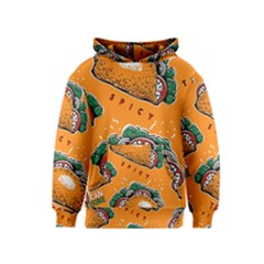 Seamless Pattern With Taco Kids  Pullover Hoodie by Ket1n9