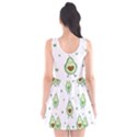 Cute Seamless Pattern With Avocado Lovers Scoop Neck Skater Dress View2