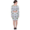 Cute Seamless Pattern With Avocado Lovers Top and Skirt Sets View2