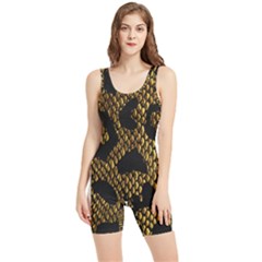 Metallic Snake Skin Pattern Women s Wrestling Singlet by Ket1n9