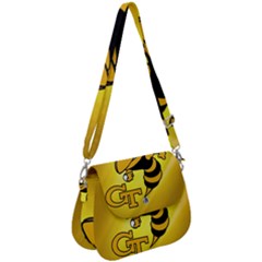 Georgia Institute Of Technology Ga Tech Saddle Handbag by Ket1n9